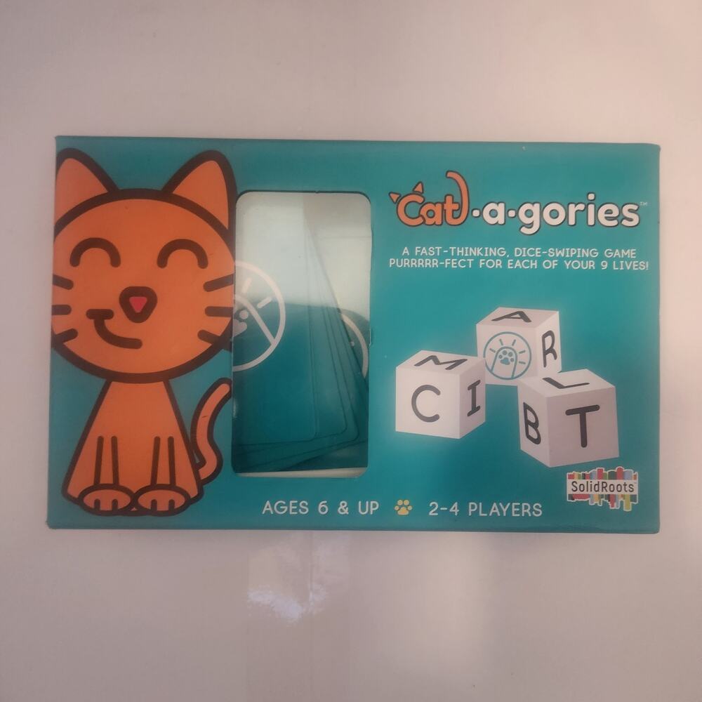 SolidRoots Cat•a•gories - Fast Thinking Dice-Swapping Game SLIGHTLY DAMAGED BO